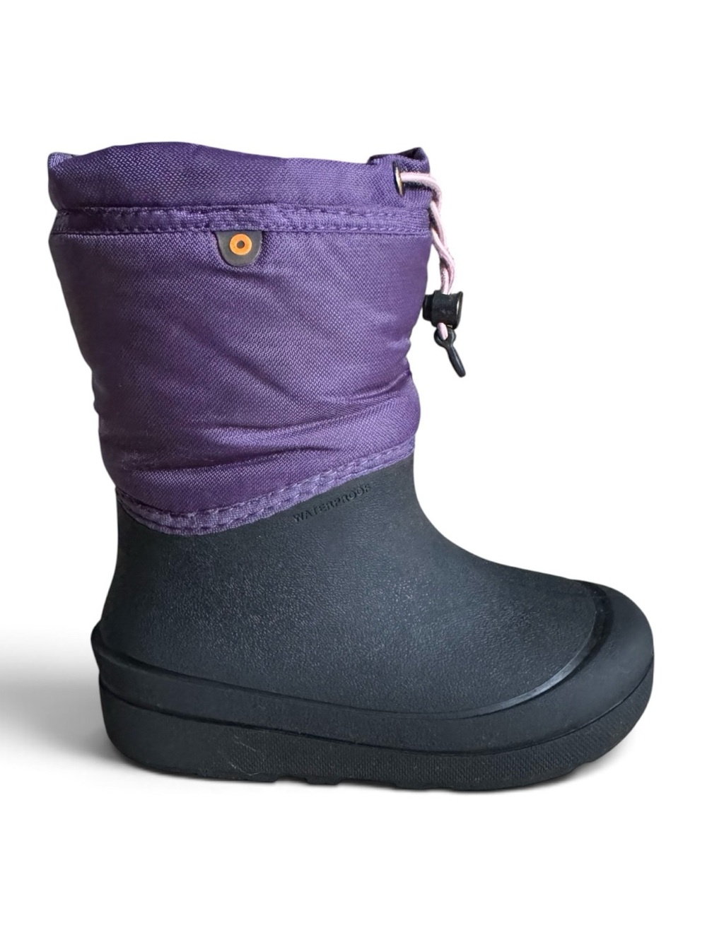 BOGS K Snow Shell Waterproof Insulated Winter Boots Purple Girls Size 12